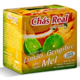 CHA REAL SACHE LIMAO-GENGIBRE-MEL CX10